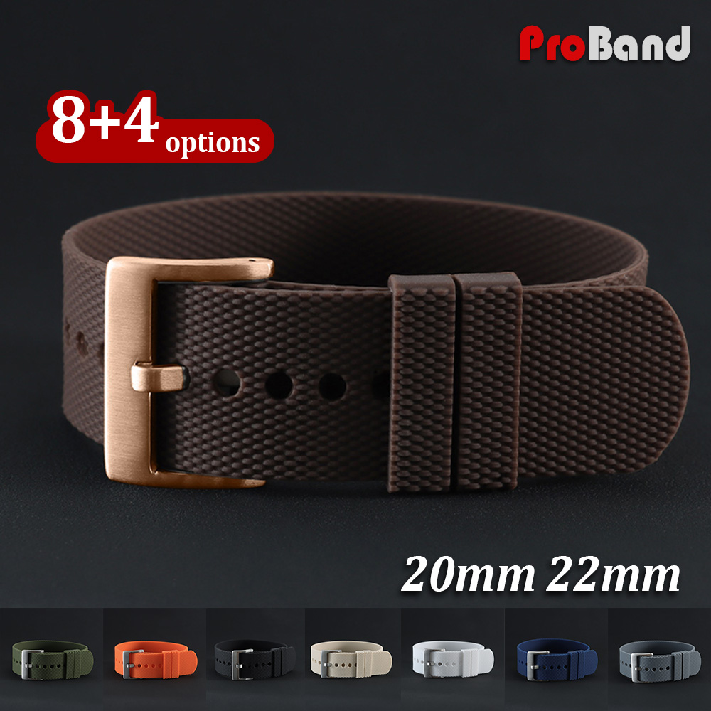 Nato Strap Nylon - Sport One Piece siliconen horlogebandjes 20mm