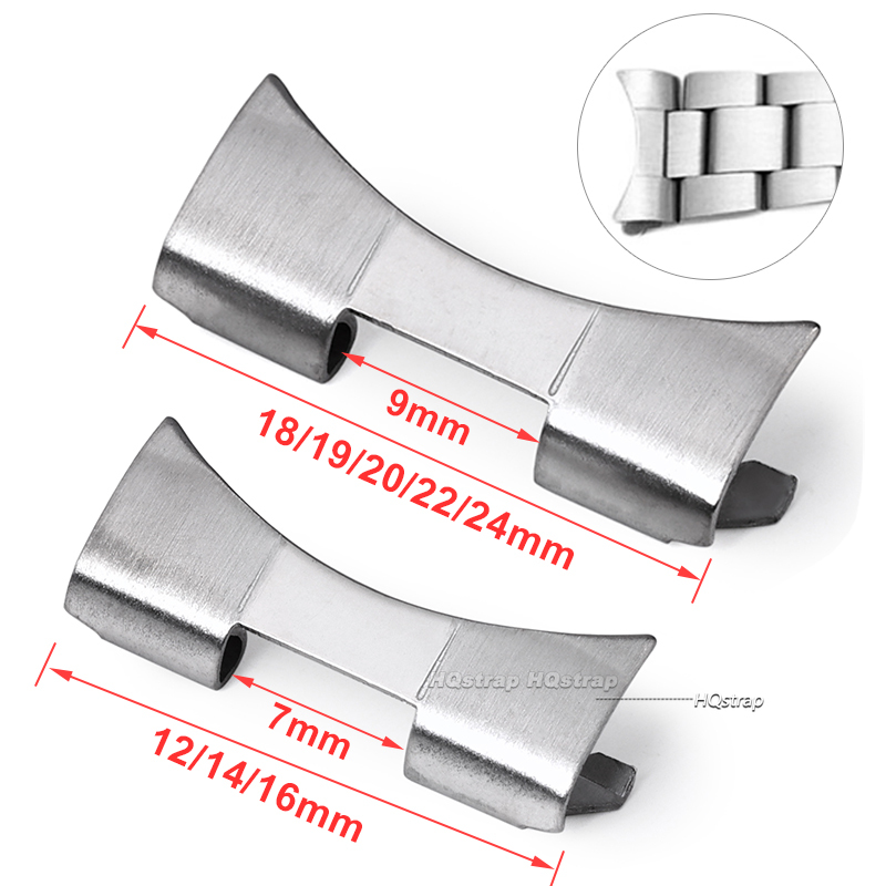 Curved Spring Bar - Holle gebogen eindlink 20 mm 22