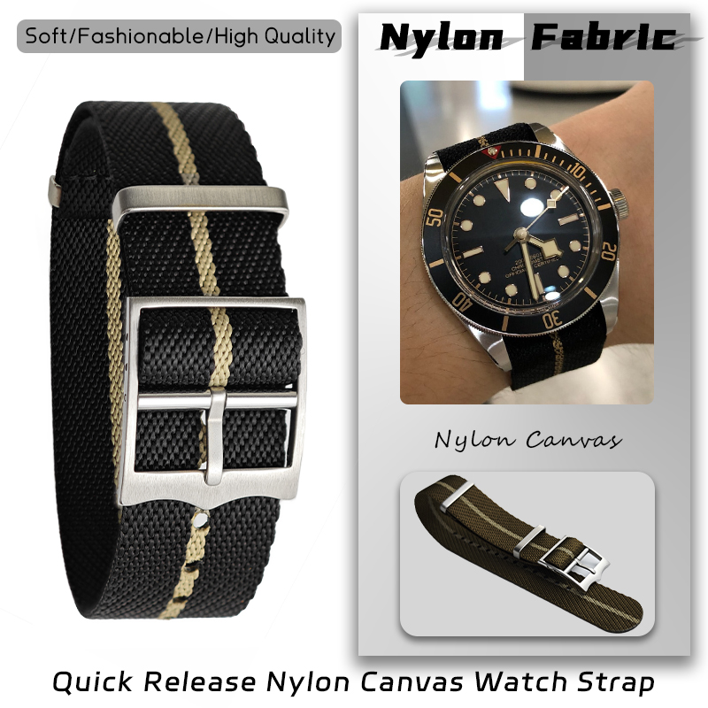 Nato Strap Nylon - Nylon horlogeband 20 mm 22 mm
