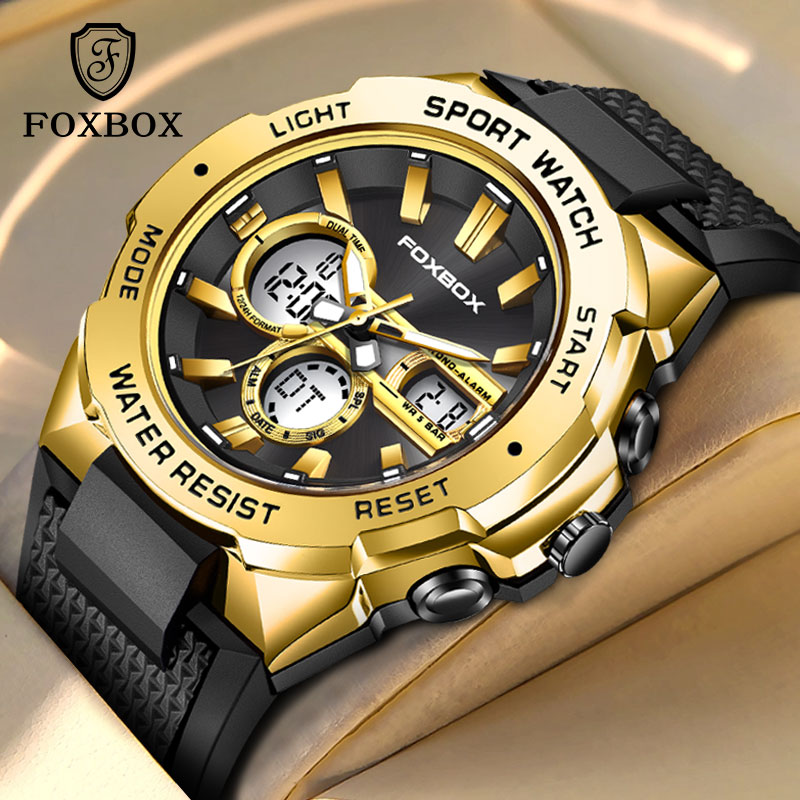 FOXBOX Nieuwe militaire horlog - Suede Strap Watch recensie en prijs